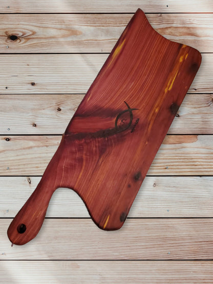 Cedar Charcuterie Board with Unique Style