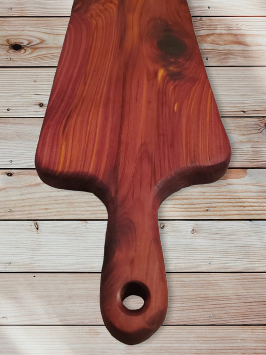 Cedar Charcuterie Paddle Board