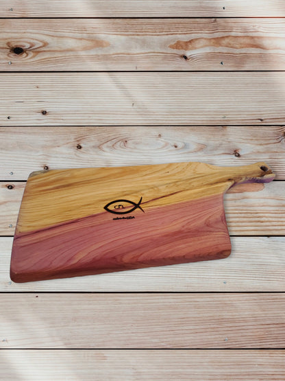 Cedar Cleaver Charcuterie Board
