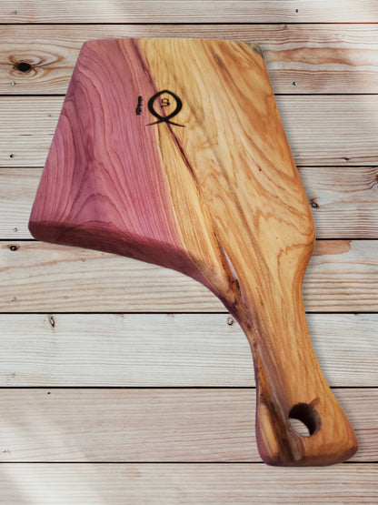Cedar Cleaver Charcuterie Board