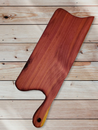 Cedar Charcuterie Board with Unique Style