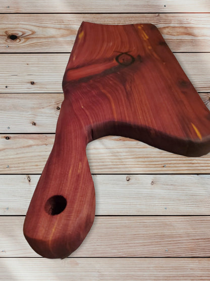 Cedar Charcuterie Board with Unique Style