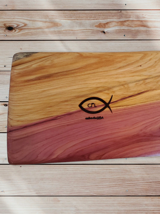 Cedar Cleaver Charcuterie Board