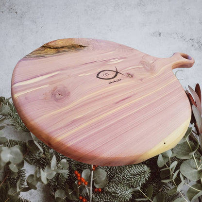 Cedar Charcuterie Board- Round