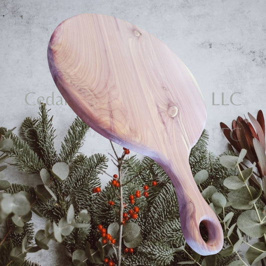 Cedar Charcuterie Board- Round
