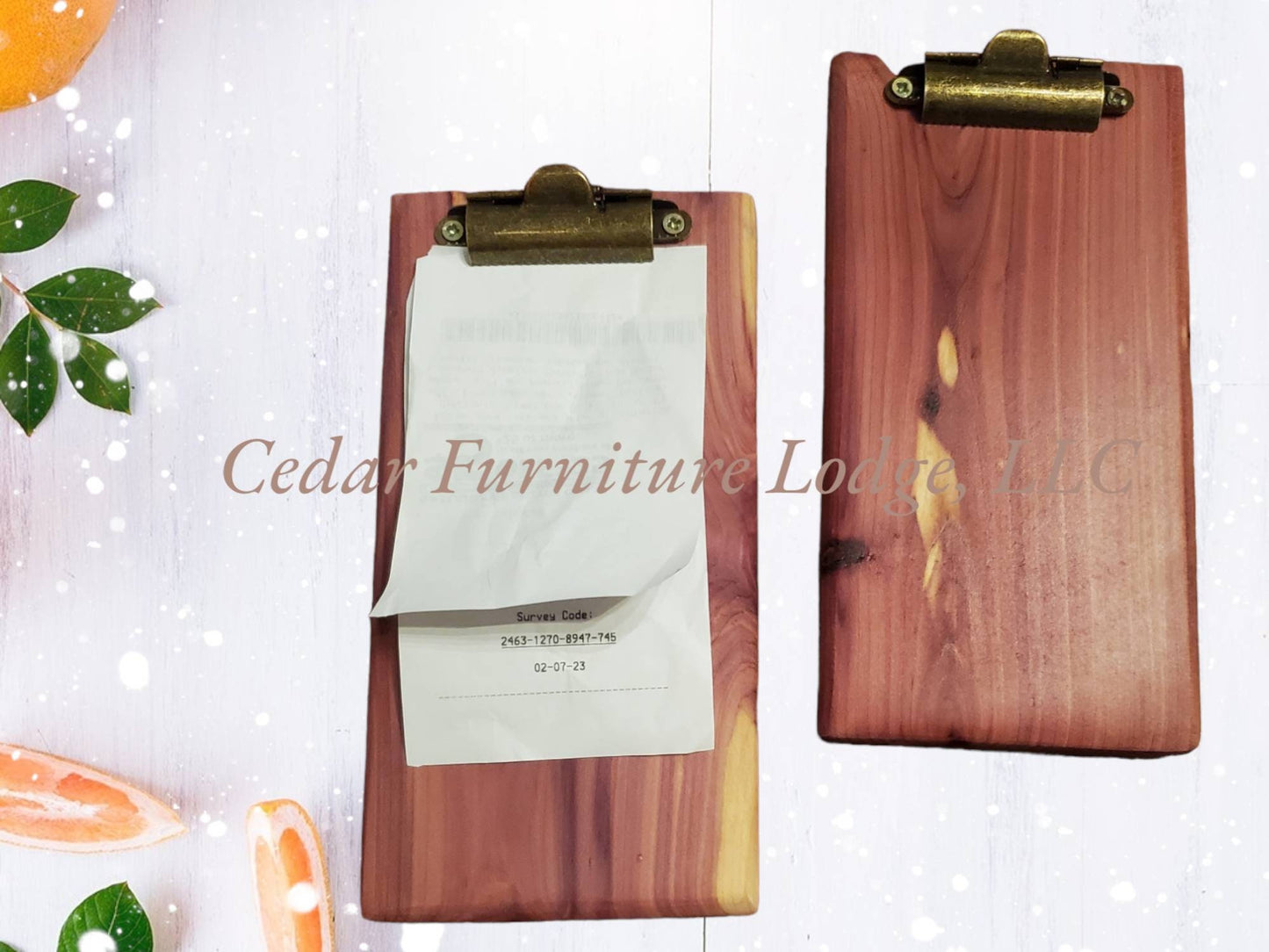 Rustic Cedar Check Presenter - Clipboard