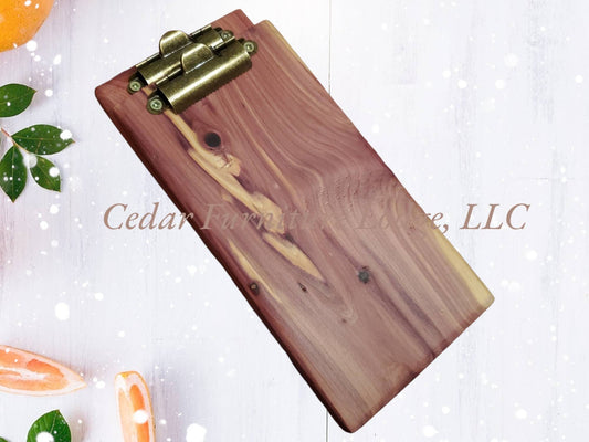 Rustic Cedar Check Presenter - Clipboard