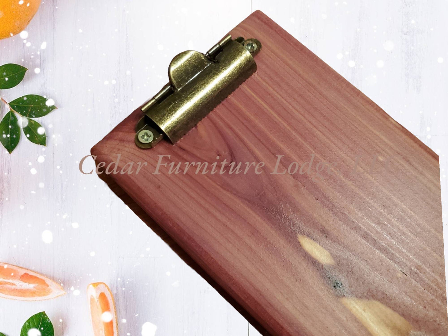Rustic Cedar Check Presenter - Clipboard