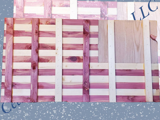 Rustic Wooden American Flag